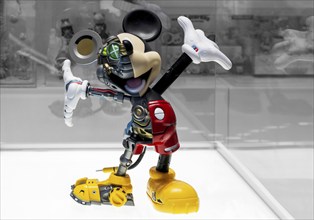 Mickey Mouse half robot