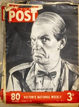 Front cover of Picture Post magazine edition 3, 15 October 1938, photograph portrait of comedian