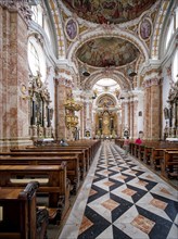 St Jakob's Cathedral, Innsbruck Cathedral, Cathedral, Interior, Innsbruck, Tyrol, Austria, Europe