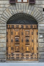 Old wooden entrance door, old town, architecture, history, entrance door, historic, craftsmanship,