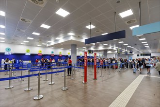 Terminal of Corfu Airport, Greece, Europe