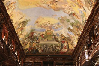 Monastery Library, Philosophical Hall with ceiling painting in the Strahov Praemonstratensian