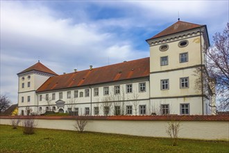 Meßkirch Castle, Castle of the Counts of Zimmern, Zimmern Castle, regular four-wing castle complex,