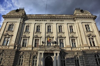 Romania, city of Satu Mare, building in the city centre, court building, Europe