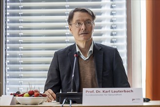 Portrait of Federal Health Minister Karl Lauterbach (SPD), clinic visit to the medius Klinik in