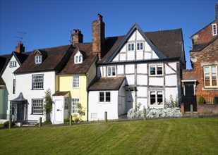 Historic buildings on the green Marlborough, Wiltshire, England, United Kingdom, Europe