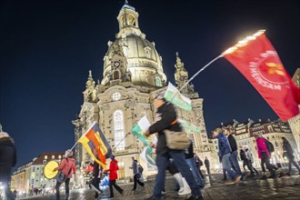 To mark 13 February and the destruction of Dresden in the Second World War, the small right-wing