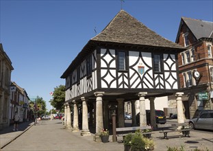 Town Hall building original seventeenth century restored 1889 now a museum, Royal Wootten Bassett,