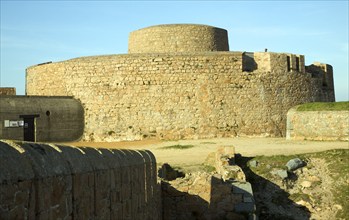 Fort Hommer, German second world war gun battery, Guernsey, Channel Islands, UK, Europe