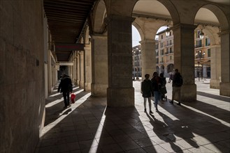 Plaça Major, square in the old town centre of Palma de Majorca, Majorca, Spain, Europe