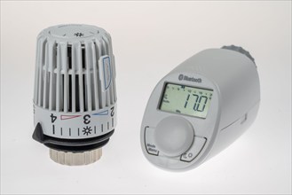 Heating thermostats, digital and manual thermostats, for heat control on heating systems