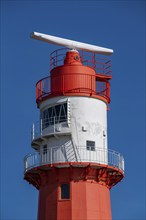 Small Borkum lighthouse, out of service since 2003, still serves as an antenna support for the Ems