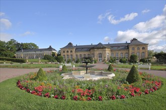 Baroque Orangery, Castle Park, English Garden, Baroque Garden, Gotha, Thuringia, Germany, Europe