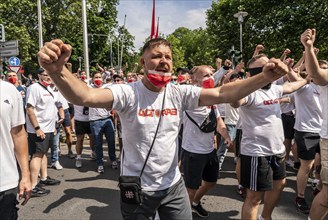 Demonstration against the planned assembly law in North Rhine-Westphalia, in Düsseldorf, various