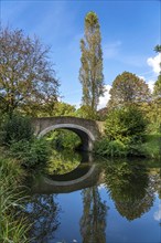 The historic Raffelbergpark in the Speldorf district, part of the former Raffelberg brine baths,