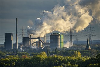 HKM Hüttenwerk in Duisburg-Hüttenheim, Hüttenwerke Krupp Mannesmann, coking plant, Duisburg, North