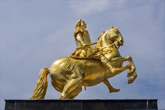 The Golden Horseman, monument, gilded, golden, equestrian statue, architecture, attraction, famous,