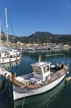 Coastal town of Port de Sóller in the north-west of the island, near Alconàsser, Serra de