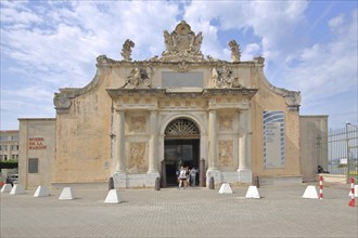 Porte Monumentale de l'Arsenal and Musee national de la Marine, Marine National Museum, city gate,