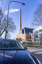 The Igony heating plant in Essen-Rüttenscheid, a district heating plant fuelled by natural gas,