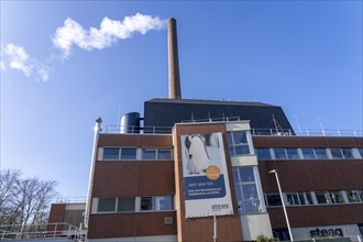 The Igony heating plant in Essen-Rüttenscheid, a district heating plant fuelled by natural gas,