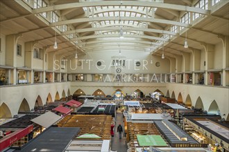 Built in 1912 in Art Nouveau style and opened in 1914, the Stuttgart market hall is now a listed