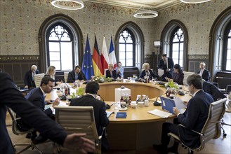 Working meeting of the Foreign Ministers of the Weimar Triangle in Weimar, 22 May 2024.