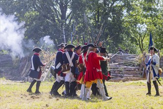 The Great Encampment near Mühlberg, also known as the Lustlager von Zeithain, was a grandiose troop