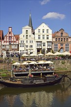 Europe, Germany, Lower Saxony, Hamburg Metropolitan Region, Lüneburg, View of the Stintfang,