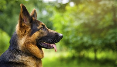 Pets, Dog, German Shepherd, AI-generated, AI generated