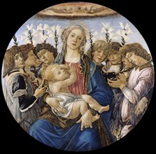 Mary with the Child and Singing Angels (c. 1477), Mary with the Child and Singing Angels, Painting