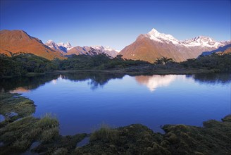 View from Key Summit to Mt Christina (left third of the picture), Fiordland National Park, World