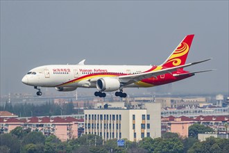 A Boeing 787-8 Dreamliner aircraft of Shanghai Airlines with the registration number B-2750 at