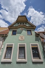 Art Nouveau house, built in 1909, Bamberg, Middle Franconia, Bavaria, Germany, Europe