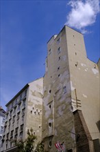 Part of the former city wall, Jerusalem Stiege, Fleischmarkt, 1st district, Vienna, Austria, Europe