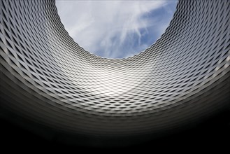 Modern architecture, new Basel Exhibition Centre building, architects Herzog and de Meuron, Basel,