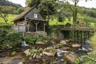 Historic mill, Mühlenweg, Ottenhöfen, Ortenau, Black Forest, Baden-Württemberg, Germany, Europe