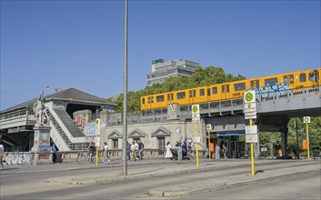 Underground station, U1, Hallesches Tor, Kreuzberg, Berlin, Germany, Europe