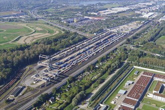 Germany, railway, railways, railway station, bus logistics, container, DB, Deutsche Bahn, German,