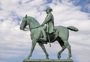 Equestrian statue of Christian IX by Anne Marie Carl-Nielsen, Christiansborg Palace, seat of the