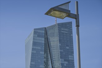 European Central Bank ECB, Main Building, Headquarters, Sonnemannstraße, Ostend, Frankfurt am Main,