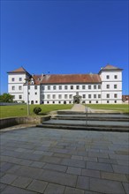 Meßkirch Castle, Castle of the Counts of Zimmern, Zimmern Castle, regular four-wing castle complex,