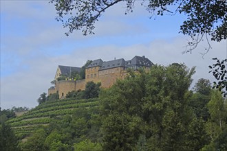 Ebernburg Castle, Bad Münster am Stein-Ebernburg, Bad Kreuznach, Rhineland-Palatinate, Germany,