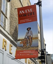 Poster advertising photography exhibition An Eye For Life by John Ferguson, Ipswich, Suffolk,