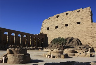 Luxor, Karnak Temple, part of the Amun Re Temple in Karnak, Africa, Upper Egypt, UNESCO World