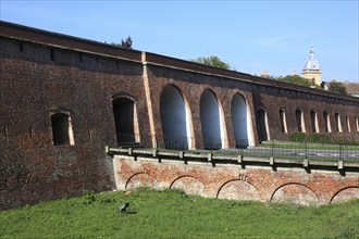 Outer wall of the bastion, fortress, Romania, Banat, Timisoara, Timisoara, Europe