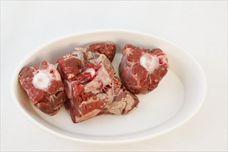 Raw oxtail, for oxtail soup, South German cuisine, traditional cuisine, speciality, food