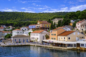 Veli Losinj harbour, near Mali Losinj, island of Losinj, Kvarner Gulf Bay, Croatia, Europe