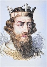 King Alfred the Great, c. 847-849 to 899, From The National and Domestic History of England by