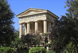 Sir Alexander Ball monument building, Lower Barrakka Gardens, Valletta, Malta, Europe